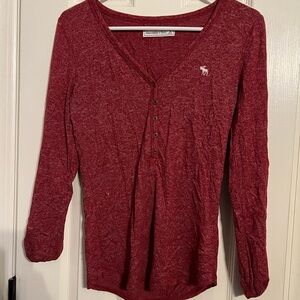 Abercrombie and fitch long sleeve light sweater size small